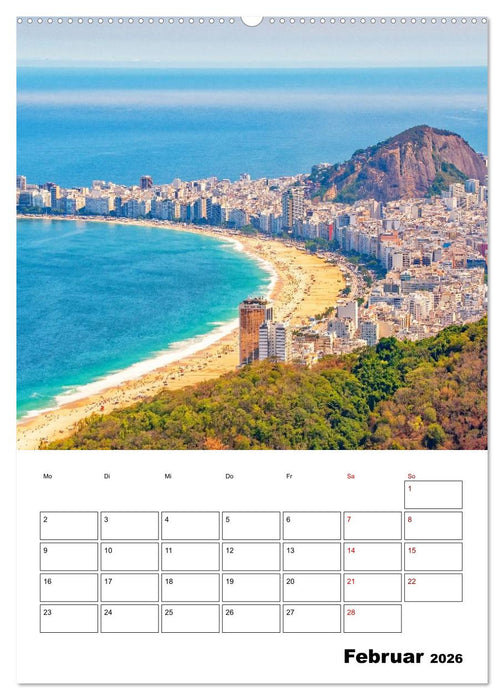 Rio de Janeiro - Reiseplaner (CALVENDO Wandkalender 2026)
