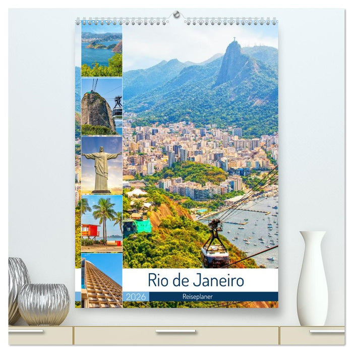 Rio de Janeiro - Reiseplaner (CALVENDO Premium Wandkalender 2026)