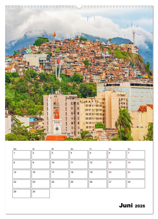 Rio de Janeiro - Reiseplaner (CALVENDO Premium Wandkalender 2026)
