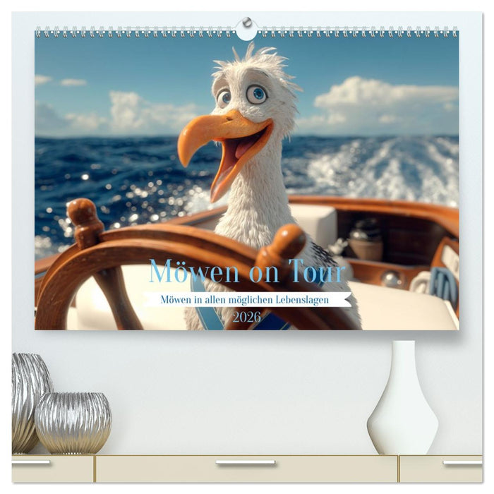 Möwen on Tour (CALVENDO Premium Wandkalender 2026)