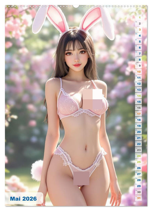 Virtuelle Verführung (CALVENDO Premium Wandkalender 2026)