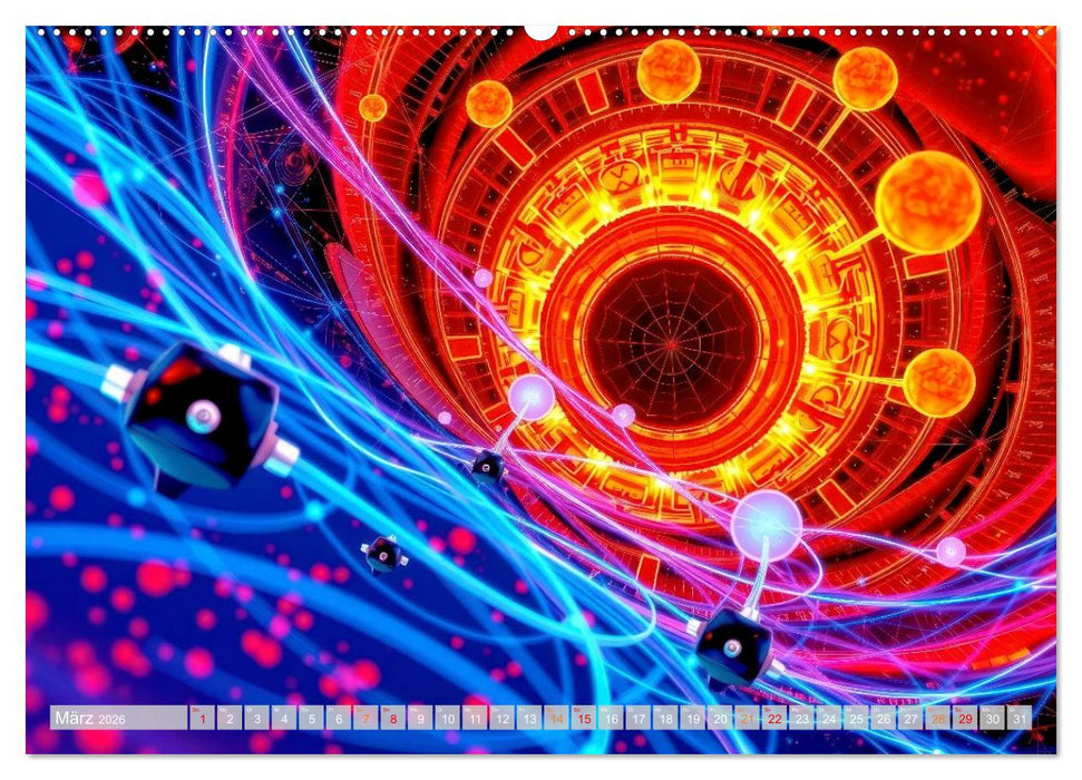 Quantenmechanik von Bits zu Qubits (CALVENDO Premium Wandkalender 2026)