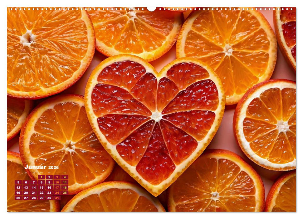 Die Welt in Orange (CALVENDO Premium Wandkalender 2026)