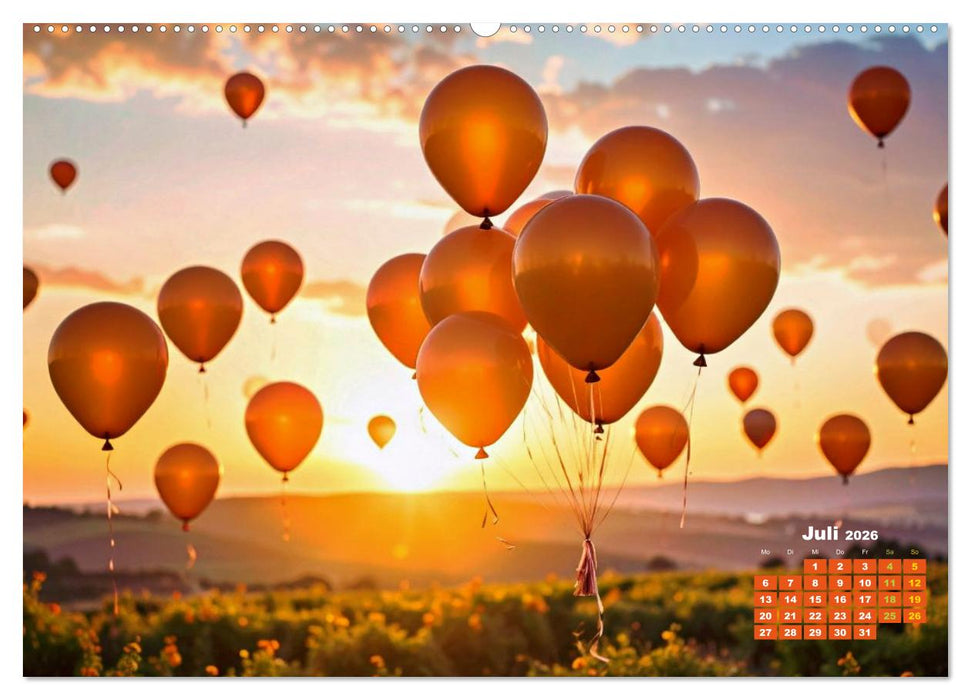 Die Welt in Orange (CALVENDO Premium Wandkalender 2026)