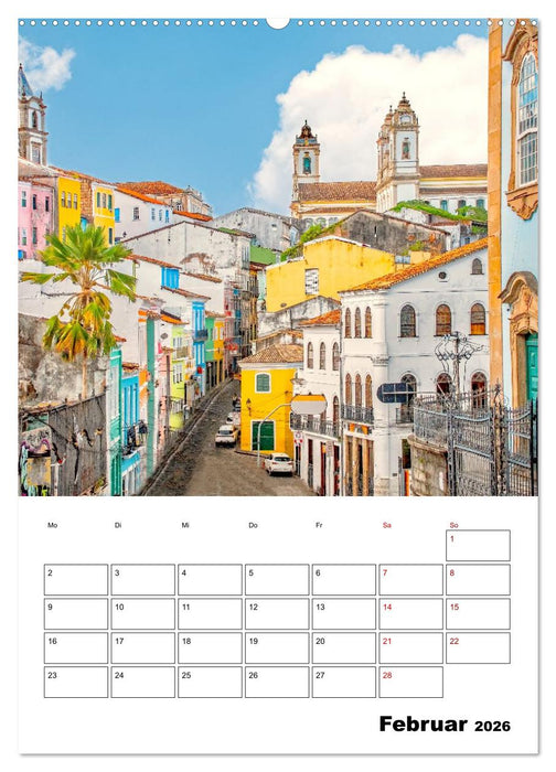 Salvador de Bahia - wunderschönes Reiseziel (CALVENDO Premium Wandkalender 2026)
