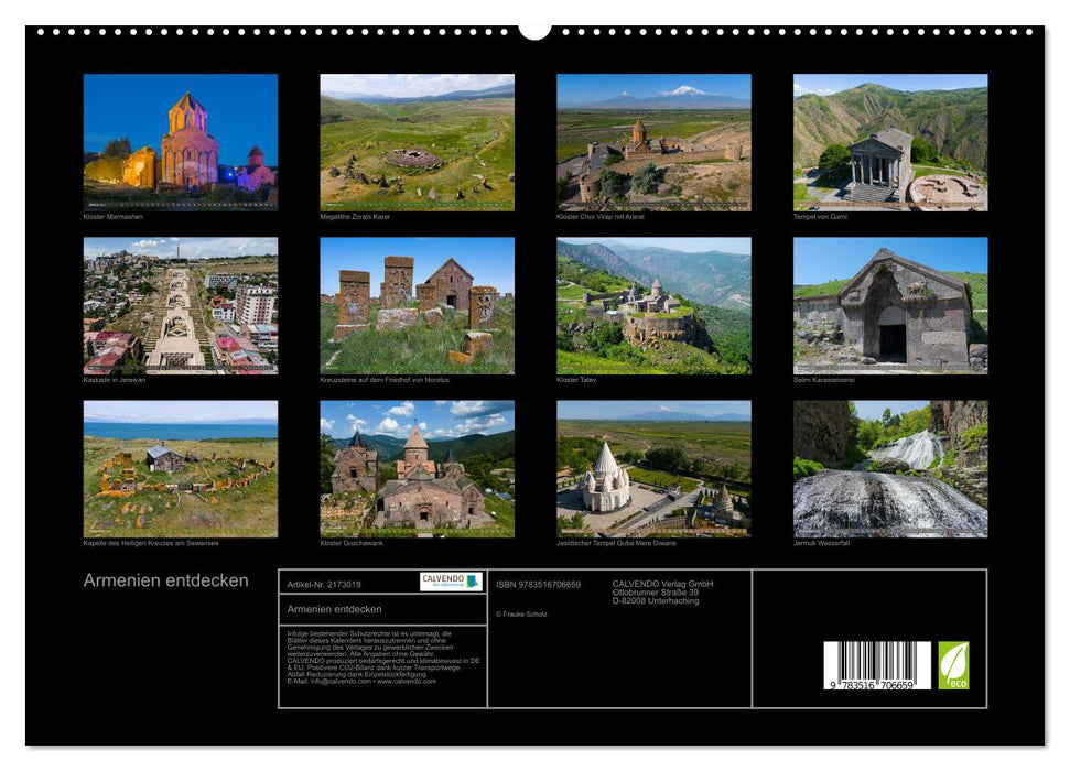Armenien entdecken (CALVENDO Premium Wandkalender 2026)
