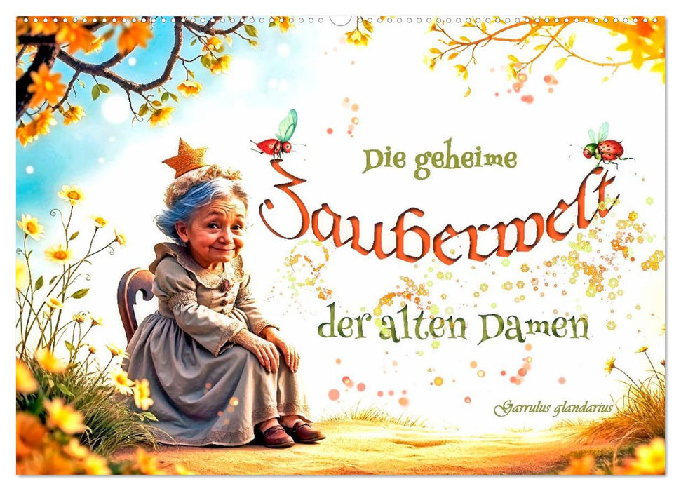 Die geheime Zauberwelt der alten Damen (CALVENDO Wandkalender 2026)