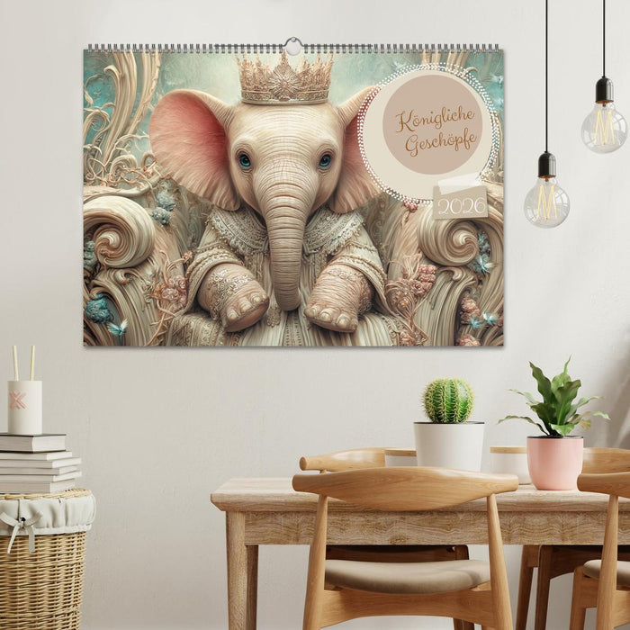 Königliche Geschöpfe (CALVENDO Wandkalender 2026)