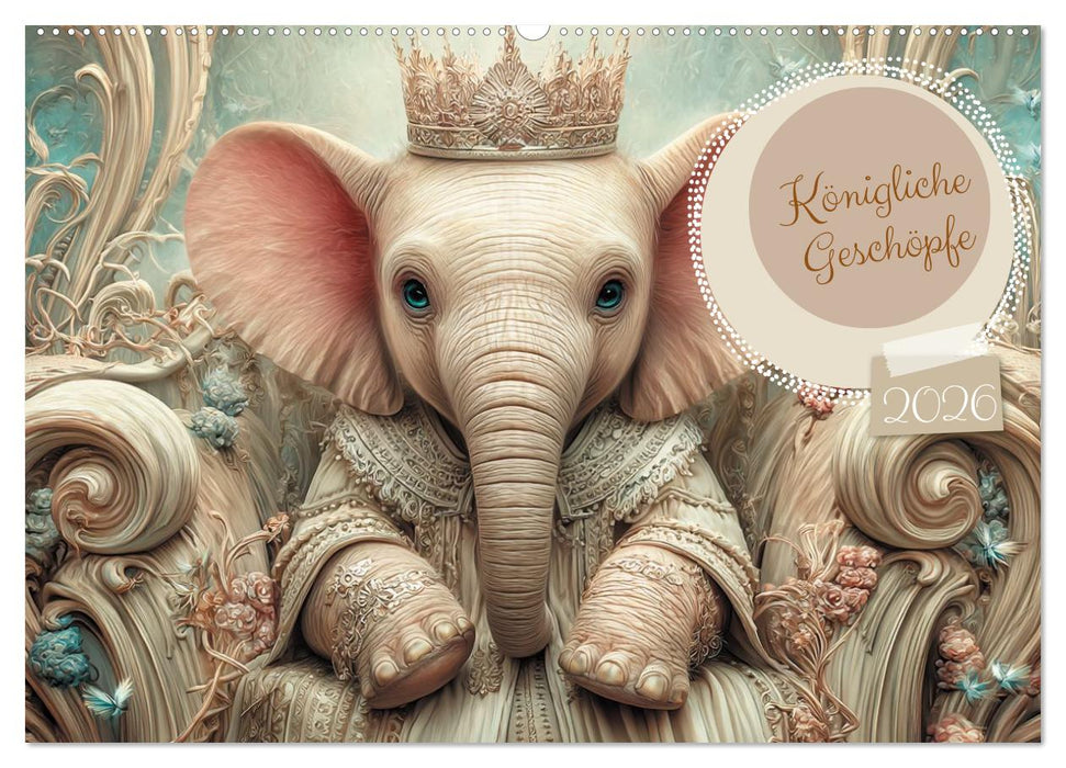 Königliche Geschöpfe (CALVENDO Wandkalender 2026)