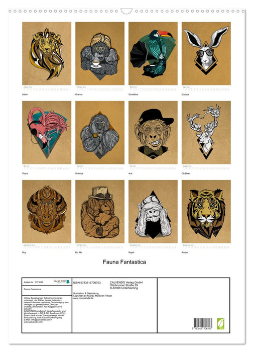 Fauna Fantastica (CALVENDO Wandkalender 2026)