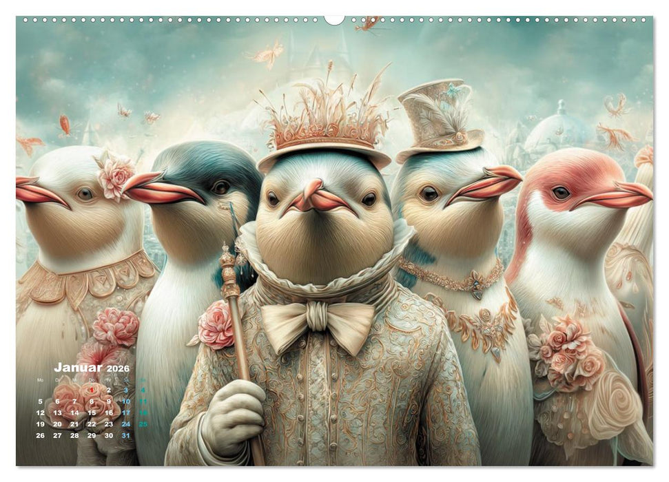 Königliche Geschöpfe (CALVENDO Premium Wandkalender 2026)