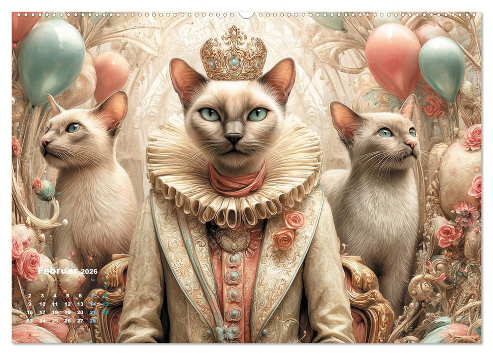 Königliche Geschöpfe (CALVENDO Premium Wandkalender 2026)