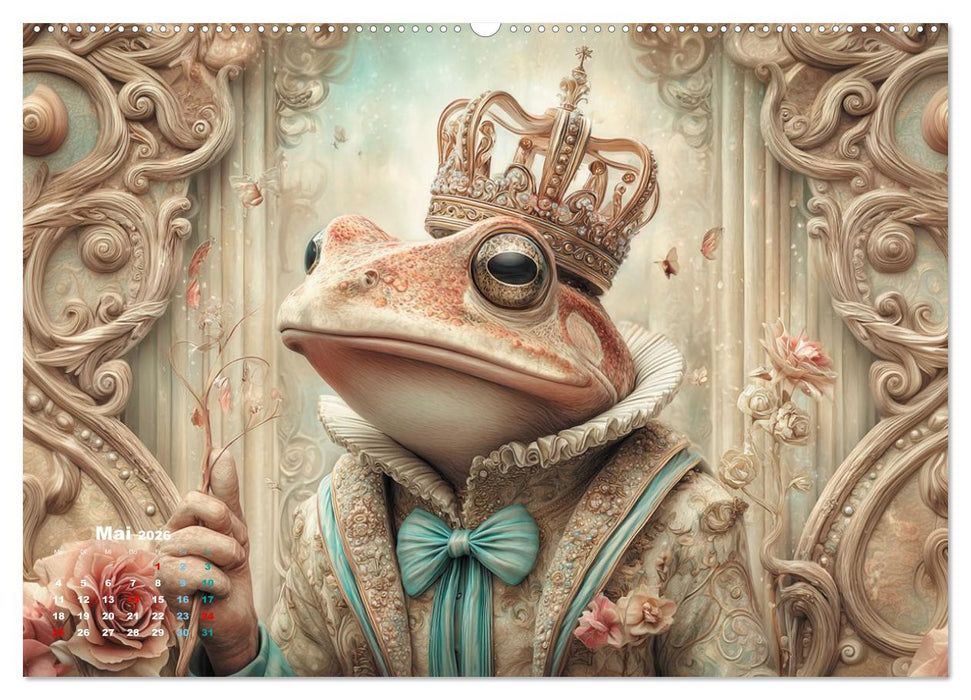 Königliche Geschöpfe (CALVENDO Premium Wandkalender 2026)