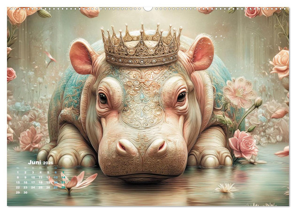 Königliche Geschöpfe (CALVENDO Premium Wandkalender 2026)