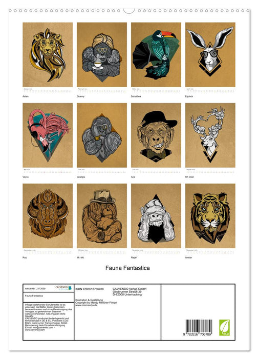 Fauna Fantastica (CALVENDO Premium Wandkalender 2026)