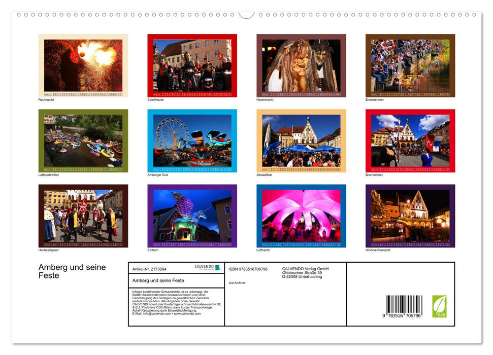 Amberg und seine Feste (CALVENDO Premium Wandkalender 2026)