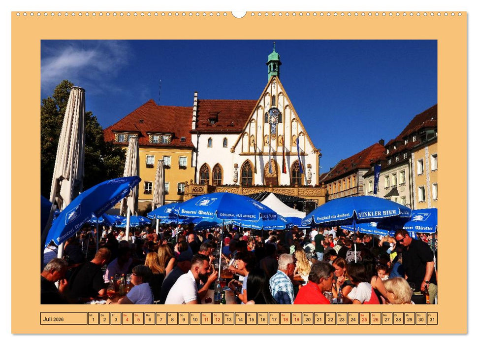 Amberg und seine Feste (CALVENDO Premium Wandkalender 2026)