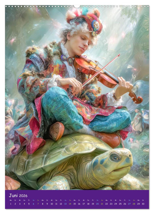 Sphären der Fantasie - Wunderreiche Welten (CALVENDO Premium Wandkalender 2026)