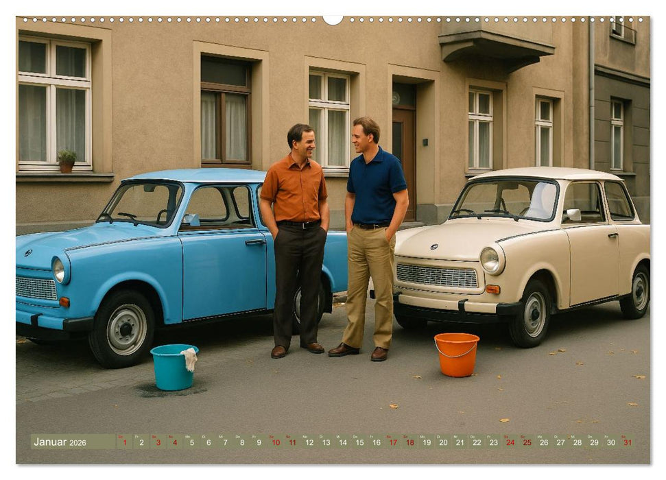 Alltagsgeschichten mit Trabant (CALVENDO Premium Wandkalender 2026)