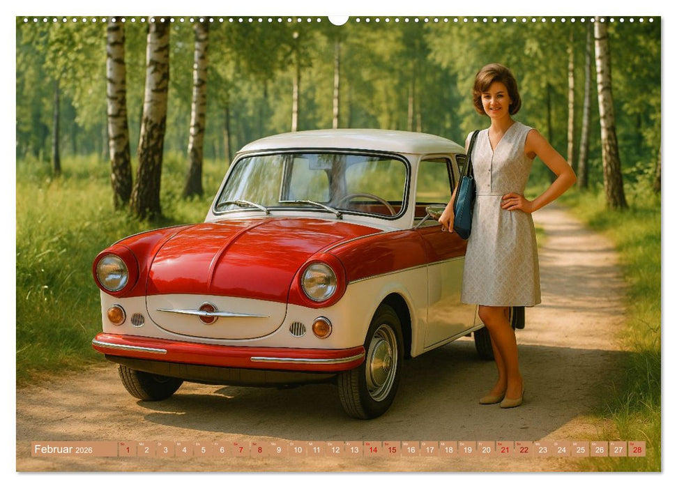 Alltagsgeschichten mit Trabant (CALVENDO Premium Wandkalender 2026)