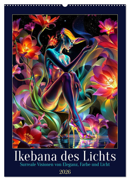 Ikebana des Lichts (CALVENDO Wandkalender 2026)