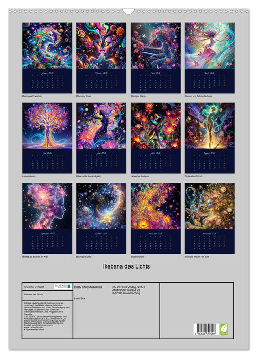 Ikebana des Lichts (CALVENDO Wandkalender 2026)