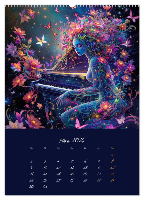 Ikebana des Lichts (CALVENDO Wandkalender 2026)