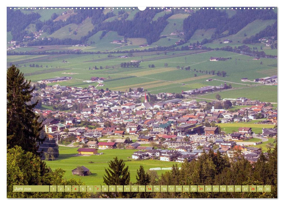 Ein Herz für das Zillertal (CALVENDO Premium Wandkalender 2026)