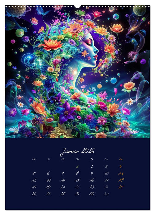 Ikebana des Lichts (CALVENDO Premium Wandkalender 2026)