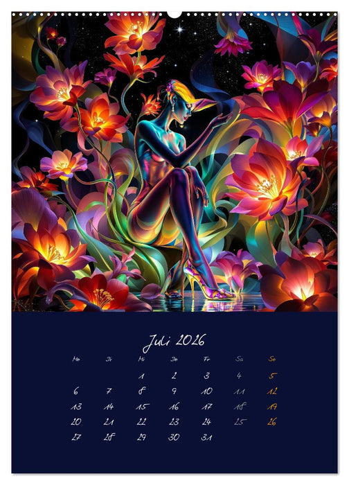 Ikebana des Lichts (CALVENDO Premium Wandkalender 2026)