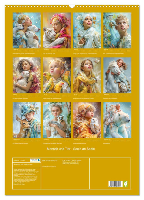 Mensch und Tier - Seele an Seele (CALVENDO Wandkalender 2026)