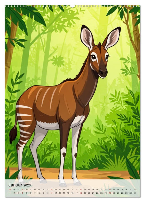 Skurrile Schönheiten – Tiere, die man kaum kennt (CALVENDO Wandkalender 2026)