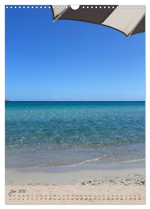 Sardinien - das ganze Jahr Urlaubsgefühl (CALVENDO Wandkalender 2026)