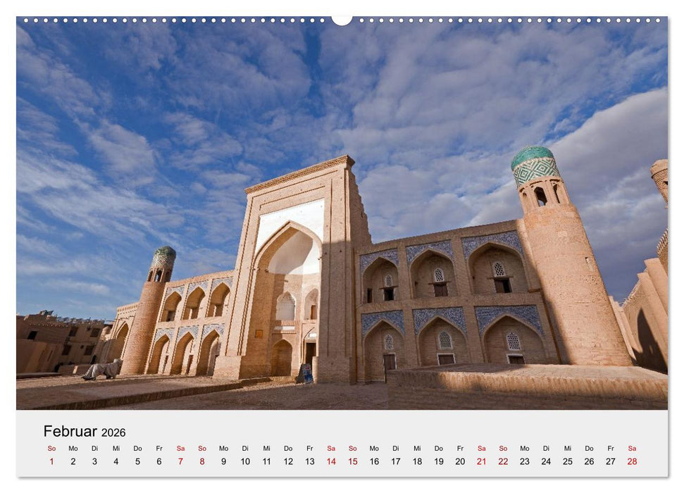 Usbekistan entlang der Seidenstraße (CALVENDO Wandkalender 2026)