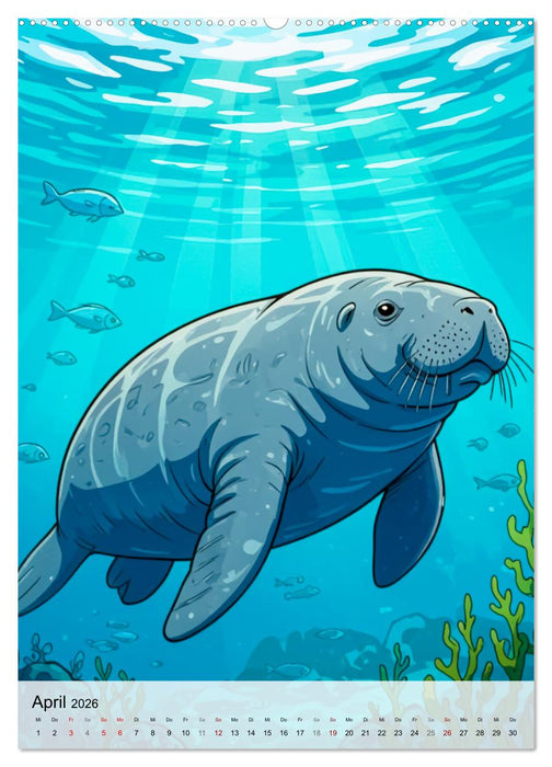 Skurrile Schönheiten – Tiere, die man kaum kennt (CALVENDO Premium Wandkalender 2026)