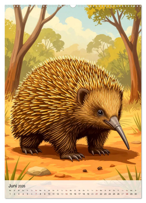 Skurrile Schönheiten – Tiere, die man kaum kennt (CALVENDO Premium Wandkalender 2026)
