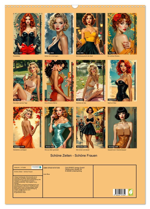 Schöne Zeiten - Schöne Frauen (CALVENDO Wandkalender 2026)