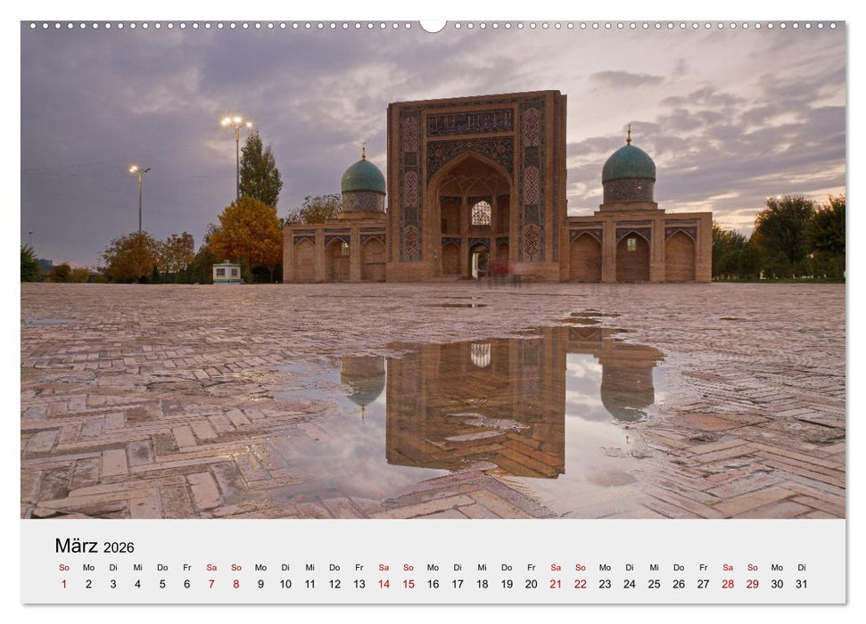 Usbekistan entlang der Seidenstraße (CALVENDO Premium Wandkalender 2026)