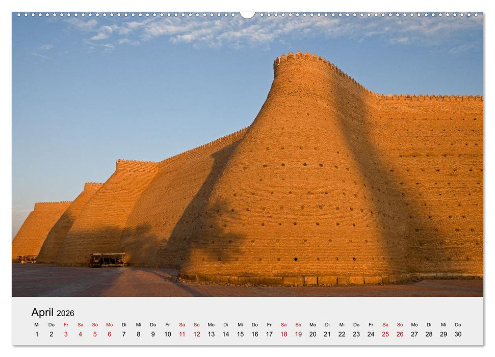 Usbekistan entlang der Seidenstraße (CALVENDO Premium Wandkalender 2026)