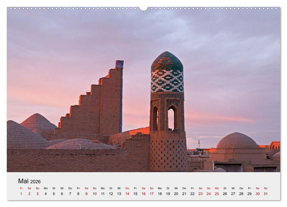 Usbekistan entlang der Seidenstraße (CALVENDO Premium Wandkalender 2026)