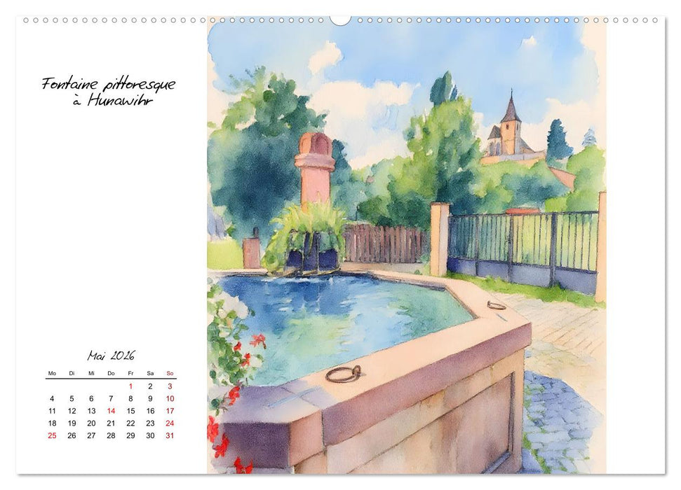Zauberhafte Motive aus dem Elsass (CALVENDO Wandkalender 2026)