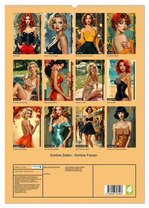 Schöne Zeiten - Schöne Frauen (CALVENDO Premium Wandkalender 2026)