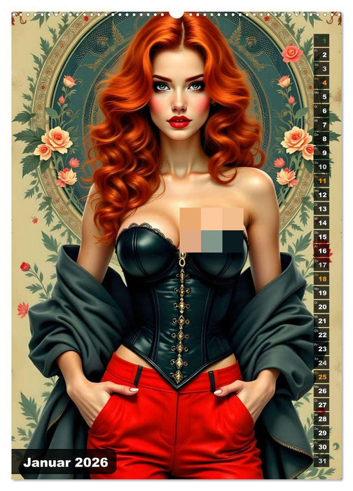 Schöne Zeiten - Schöne Frauen (CALVENDO Premium Wandkalender 2026)