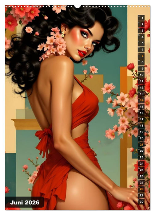 Schöne Zeiten - Schöne Frauen (CALVENDO Premium Wandkalender 2026)