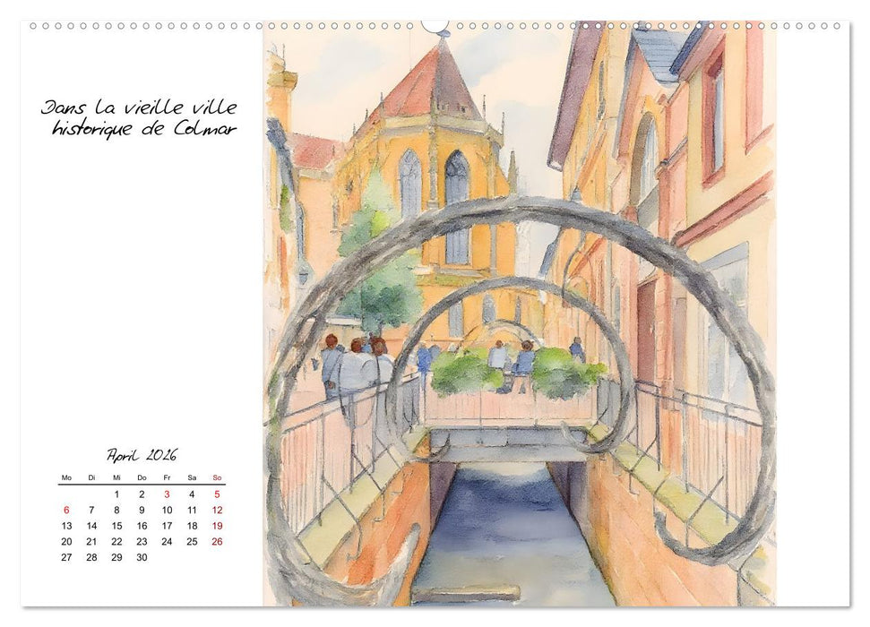 Zauberhafte Motive aus dem Elsass (CALVENDO Premium Wandkalender 2026)