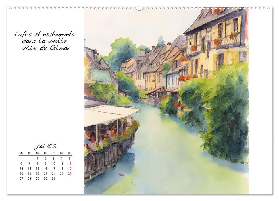 Zauberhafte Motive aus dem Elsass (CALVENDO Premium Wandkalender 2026)