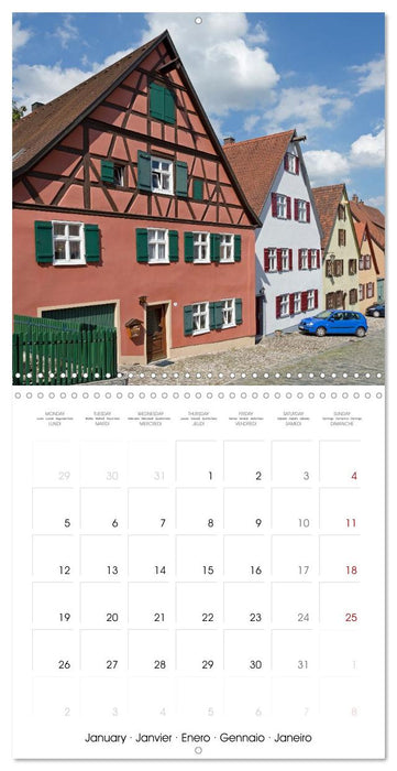 Dinkelsbuehl - Medieval Town in Germany (CALVENDO Monthly Calendar 2026)