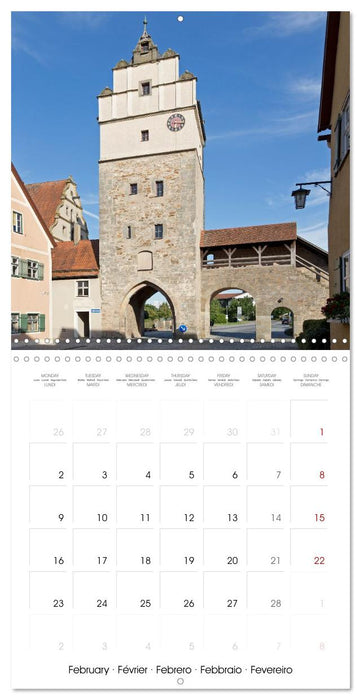 Dinkelsbuehl - Medieval Town in Germany (CALVENDO Monthly Calendar 2026)