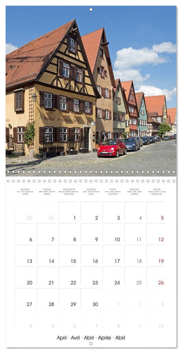 Dinkelsbuehl - Medieval Town in Germany (CALVENDO Monthly Calendar 2026)