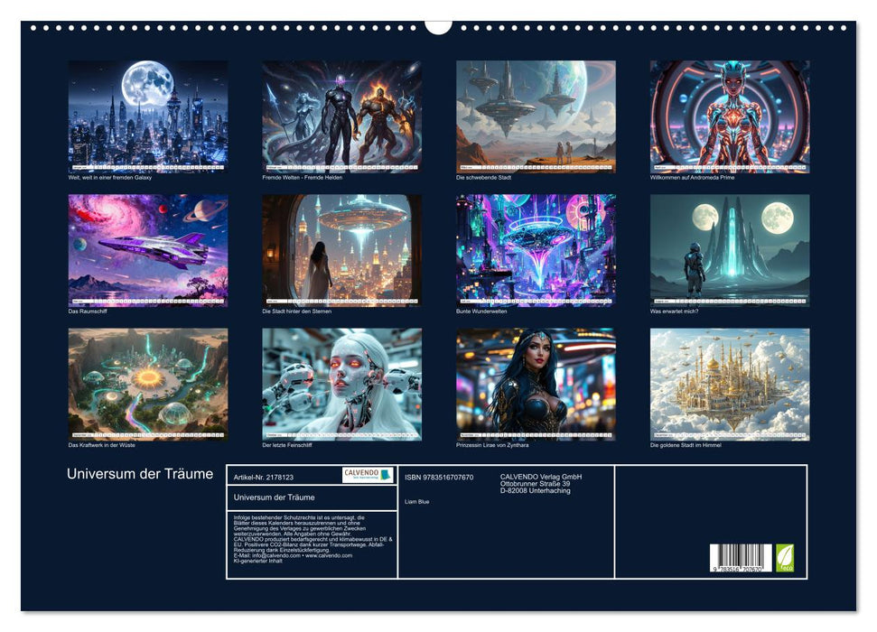 Universum der Träume (CALVENDO Wandkalender 2026)
